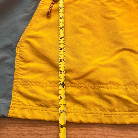 LL Bean Mountain Classic Anorak wind breaker retro color block medium hood - Picture 9 of 10